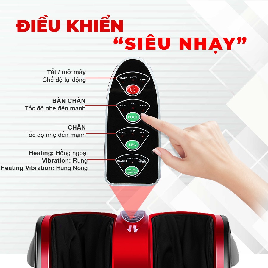 Máy massage chân hồng ngoại 3D OKACHI JP- 810